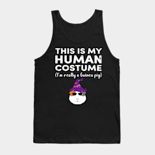 This My Human Costume I’m Really Guinea Pig Halloween (23) Tank Top